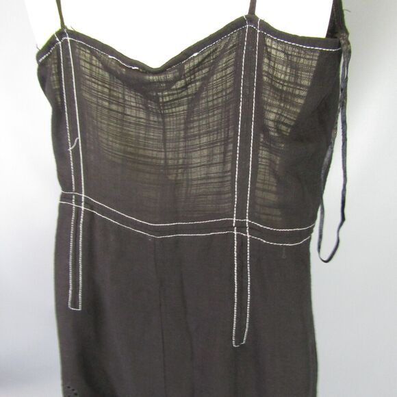 Zara Embroidered‎ Romper Women's Size XS Black & White NWT Lace Goth Shorts - Picture 12 of 13